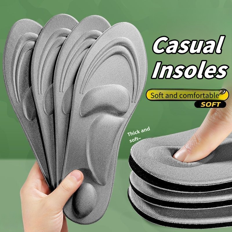 Insole Memory Foam - 4D Memory Foam Cuttable Cushion Orthopedic