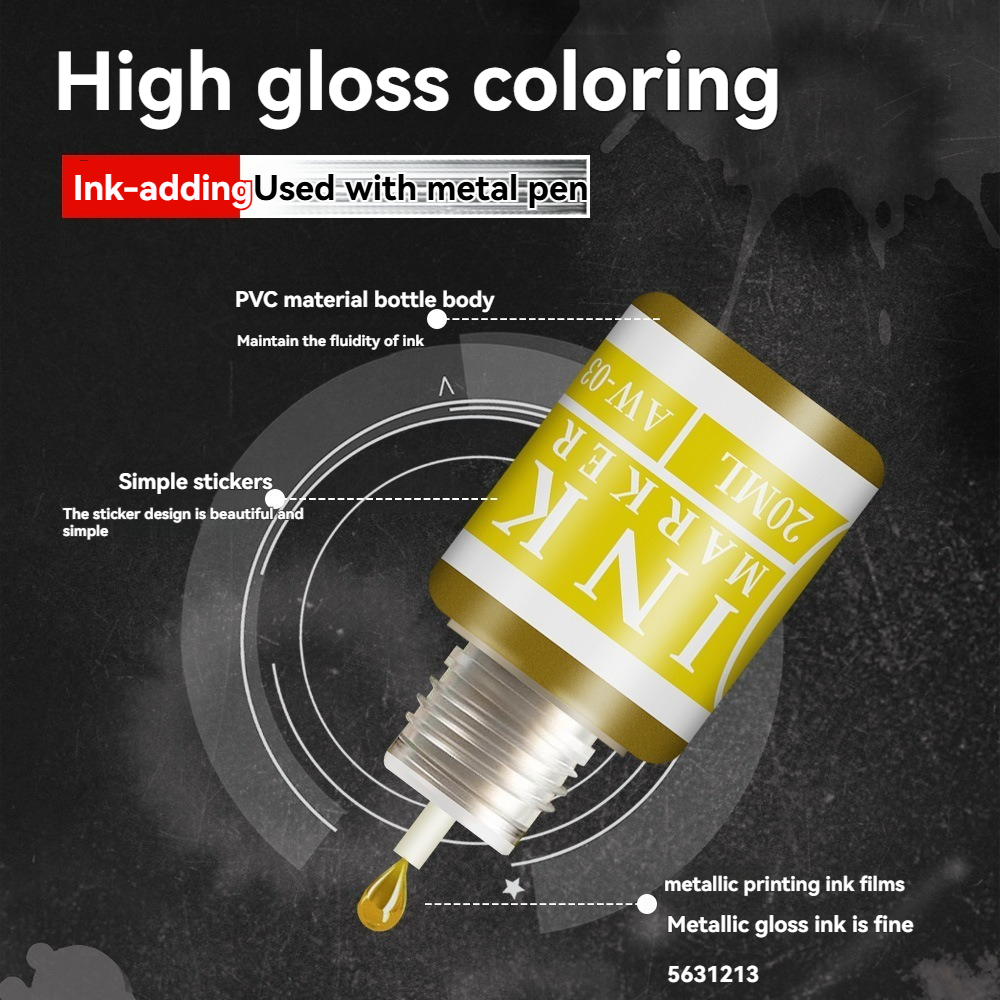 1-24Pcs Refillable Metallic Pa - Midsole Marker Paint ulasan dan harga