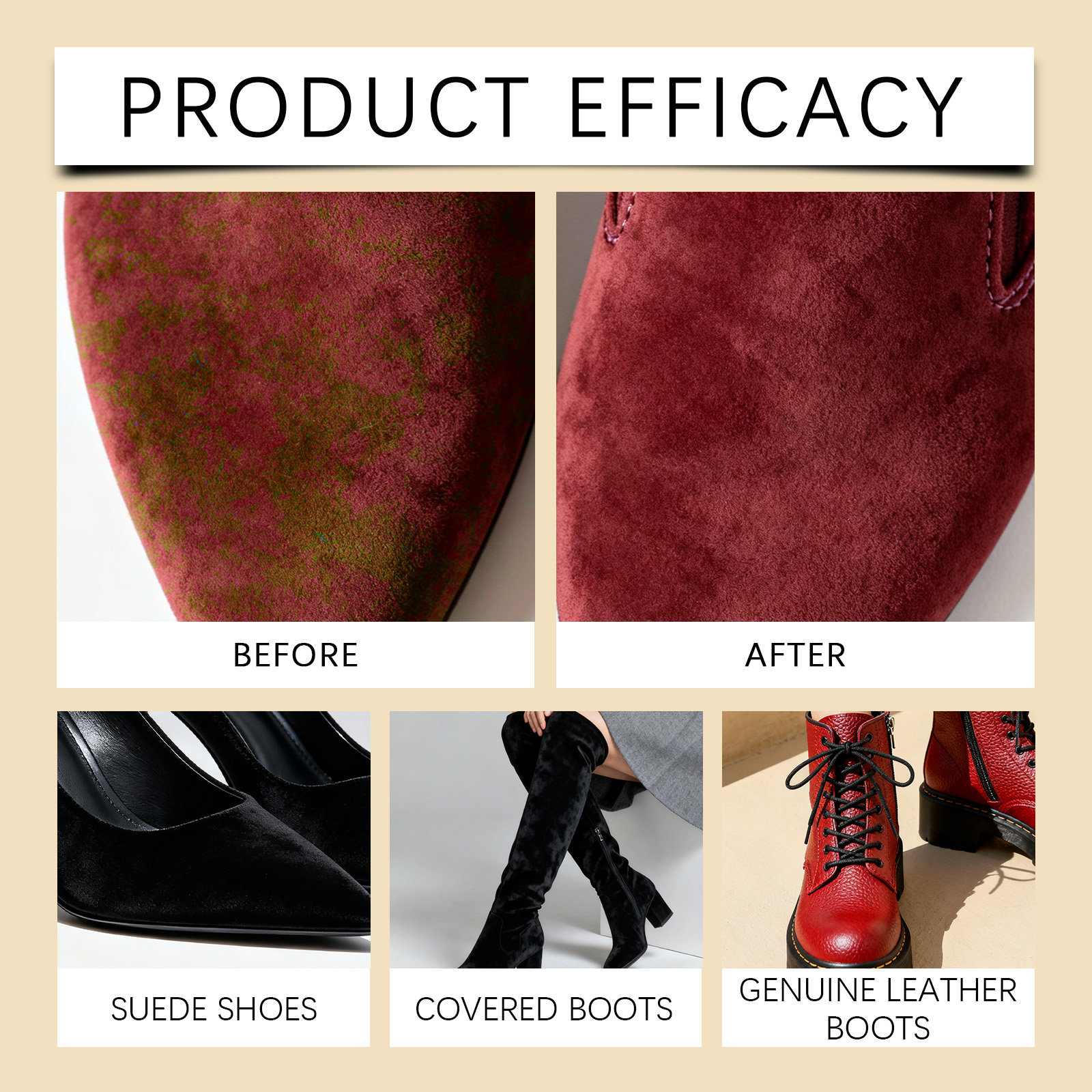 Suede Cleaner Spray Nubuck Car - Sneaker Care Suede ulasan dan harga