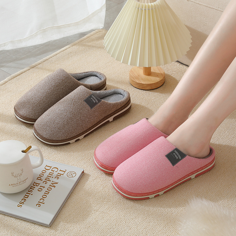 House Slippers for Men Winter  - Insole Memory Foam ulasan dan harga