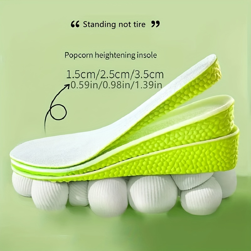 1 Pair Invisible Increase Inso - Insole Memory Foam ulasan dan harga