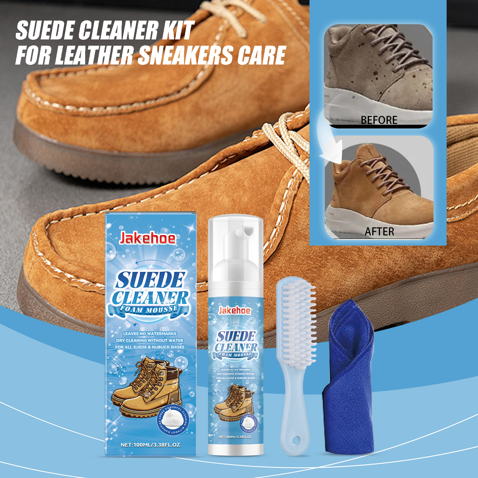 Suede Cleaner Kit Leather Velv - Sneaker Care Suede ulasan dan harga