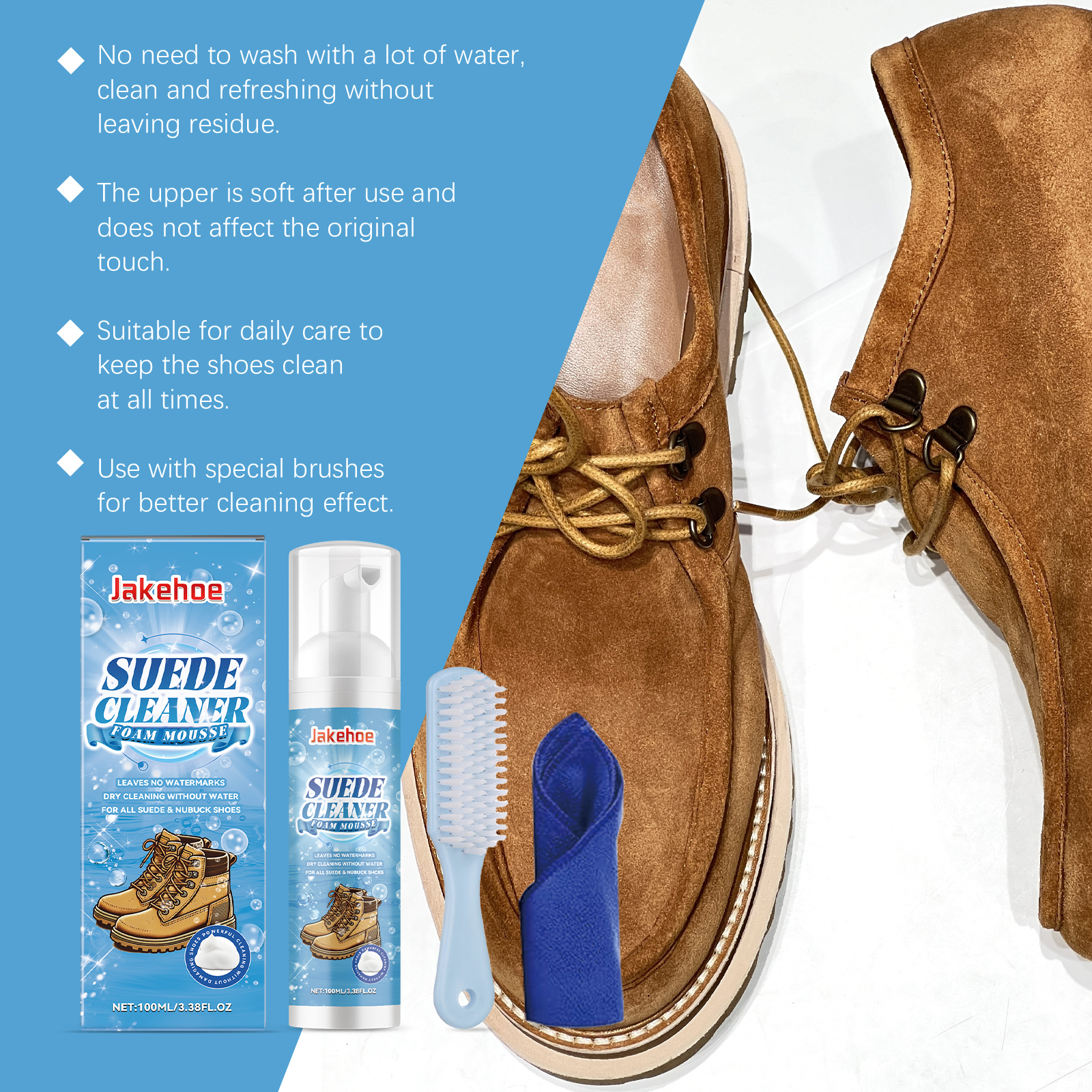 Suede Cleaner Kit Leather Velv - Sneaker Care Suede ulasan dan harga