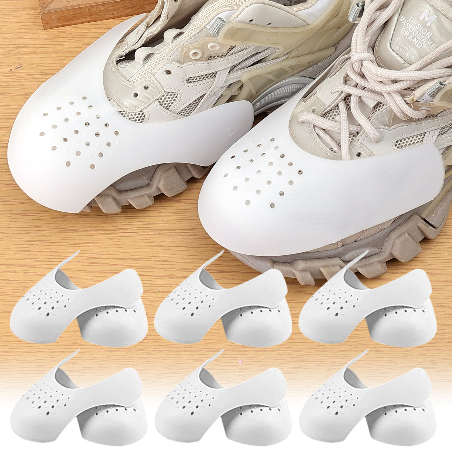 10Pcs Protector Shoe Head Stre - Crease Protector Toe ulasan dan harga