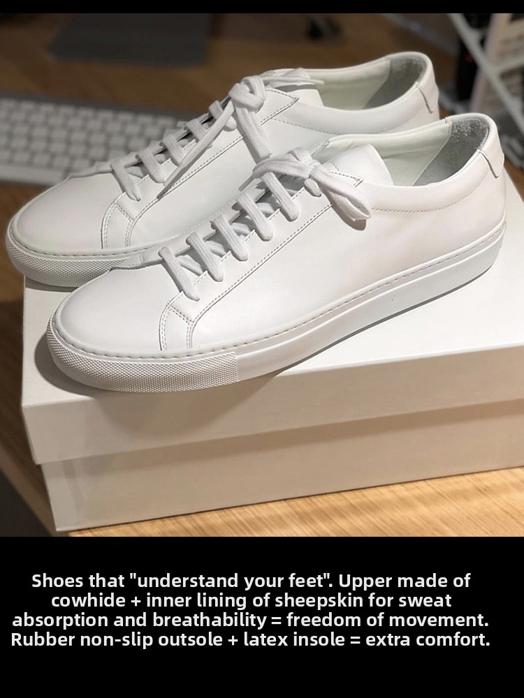 Comfortable Leather Men's Slip - On Sneaker Care ulasan dan harga