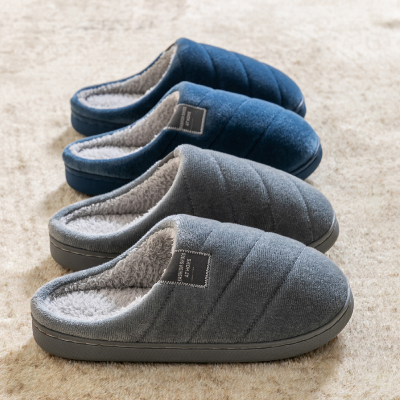 Men's Winter Plush Slippers -  - Insole Memory Foam ulasan dan harga