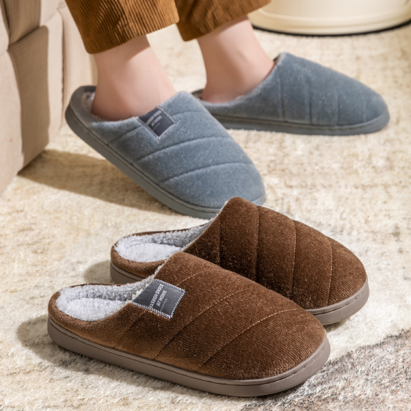 Men's Winter Plush Slippers -  - Insole Memory Foam ulasan dan harga